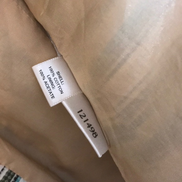 Loft 3 Button Cropped Striped Casual Blazer - Picture 6 of 6